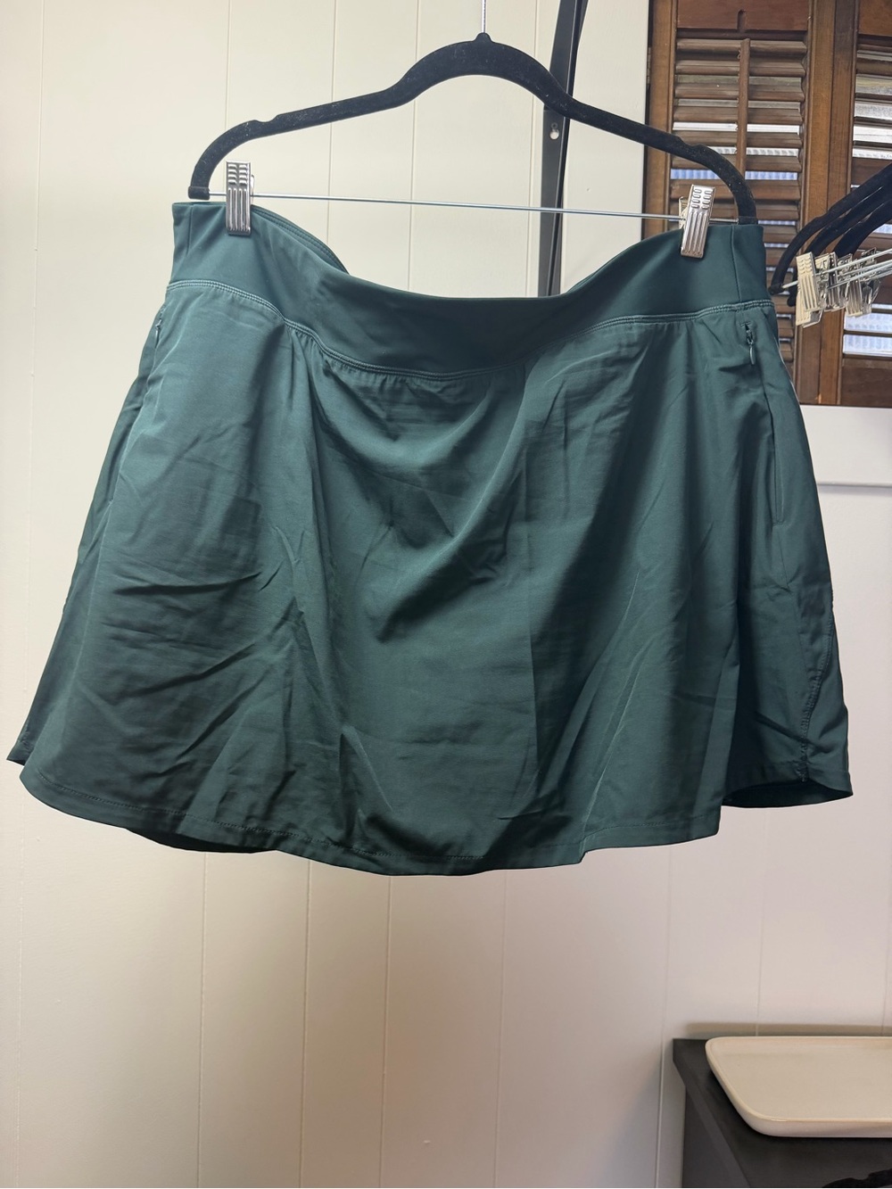 Old Navy Forest Green Skater Skort